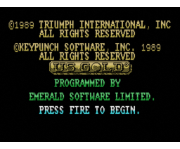 Moonwalker - The Computer Game (1989, MSX, US Gold)