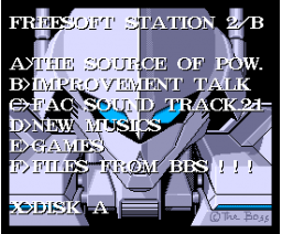 Freesoft Diskstation #2 (1992, MSX2, Freesoft Club)