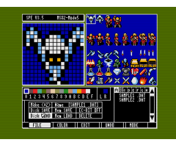 Dot Designer's Club (1989, MSX2, MSX2+, T&ESOFT)