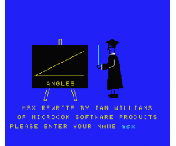 Angles (MSX, Mentor Educational Services Ltd., Ian Williams)