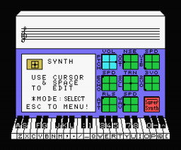 Super Synth (1984, MSX, Cross Media Soft)