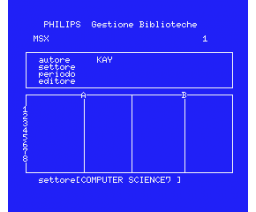 Gestione Biblioteche e Discoteche (MSX, Leoni Informatica)