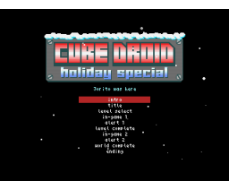 Cube Droid Holiday Special (2024, MSX2, bitsofbas)