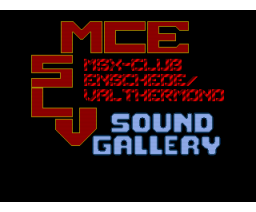 The MCEV Soundgallery (1992, MSX2, MSX CODE)