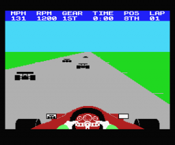 Formula 1 Simulator (1985, MSX, Mastertronic)