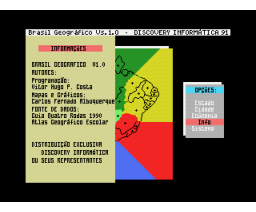 Brazil Geographic  (1991, MSX2, Discovery Informática)