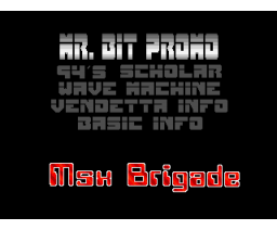 MSX Brigade 2 (1994, MSX2, MSX Brigade)