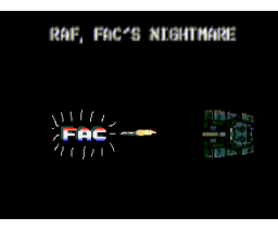 The RAF Demo (1990, MSX2, The Happy Computers)