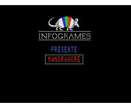 Mandragore (1986, MSX, Infogrames)