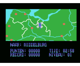 Topografie Nederland (1986, MSX, MSX2, Radarsoft)
