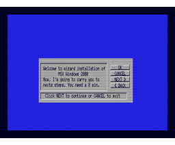 MSX Windows2000 (2000, MSX2, Turbo-R, CyberSoft)