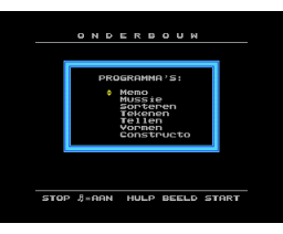 Onderbouw (1988, MSX2, Thijs Geerlings)