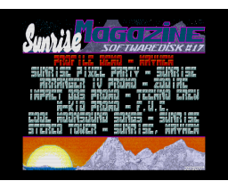 Sunrise Magazine 17 (1995, MSX2, Sunrise)
