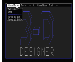 3-D Designer (1991, MSX2, Avesoft)