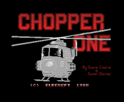 Chopper One (1988, MSX, Eurosoft)