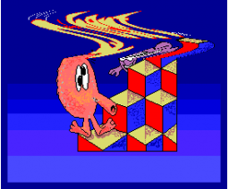 Q*bert (2025, MSX2, Turbo-R, Jelle Roggen)