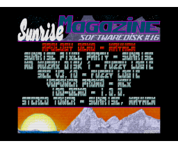 Sunrise Magazine 16 (1995, MSX2, Sunrise)