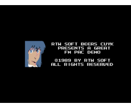 FM PAC Demo (1989, MSX2, RTW Soft)