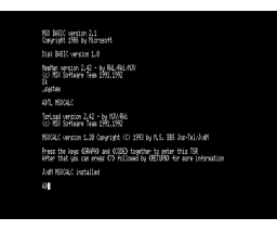 MSXCALC.TSR (1993, MSX2, Jos-Tel)