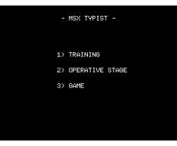 Typist (1986, MSX, Massimo Cellini)