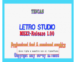 Letro Envelope (1990, MSX2, Tencas)
