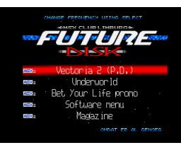FD The Biggest Future Hits (1994, MSX2, S.T.U.F.F.)