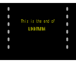 Lightning (1990, MSX2, StarCracks, Micronics)