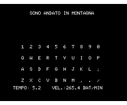 Typist (1986, MSX, Massimo Cellini)