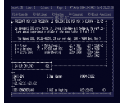 MSX Program List (1995, MSX2, Freesoft Club)