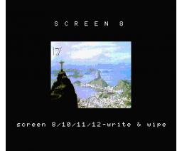 Screen 8/10/11/12 - Write & Wipe (1992, MSX2, MSX2+, A.Steiner)