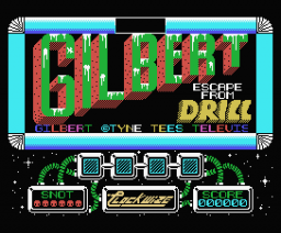 Gilbert - Escape from Drill (1989, MSX, Enigma Variations)