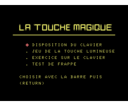 La Touche Magique (1986, MSX, Al Alamiah)