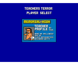 Teachers Terror (1993, MSX2, Hegega)