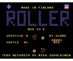 Roller (1987, MSX, Boss Company, Triosoft)