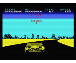 Crazy Cars (1988, MSX, Titus)
