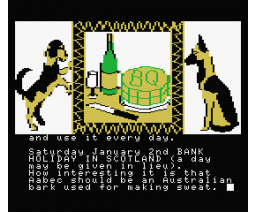 Sue Townsend´s The Growing Pains of Adrian Mole  (1987, MSX, Level 9 Computing)