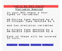 Let's Go MSX - Part 1 (1984, MSX, SoftCat)