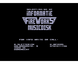 Fireworks Music Disk 3 (1993, MSX2, Fireworks)