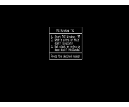 Windows '95 (1996, MSX2, MSX2+, TNI)