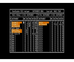 Moonblaster MIDI replayer (1993, MSX2, Magic Team)