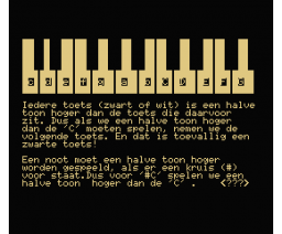 MSX Muzieknoten Cursus (1985, MSX, SoftWorld)