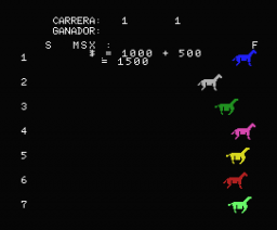 Horse Race (1983, MSX, Spectravideo (SVI))