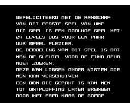 OK Fred (1994, MSX2, UMF Noord-Holland)