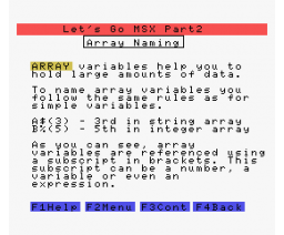 Let's Go MSX - Part 2 (1984, MSX, SoftCat)