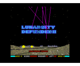 Lunar City Defender II (1993, MSX2, Turbo-R, Satico)