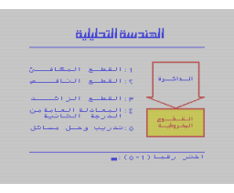 Math for twelfth (third high-school) grade (1990, MSX, Al Alamiah)