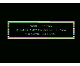 Moon Patrol (1984, MSX, IREM)