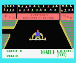 European Games (1987, MSX, Tynesoft)