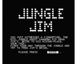 Jungle Jim (1984, MSX, Bernd Jöllenbeck GMBH)