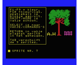 Zoom / Sprite Editor (1985, MSX, SoftWorld)